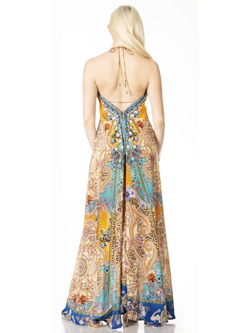 Sakkas Lizi 2 Women's Maxi High-Low Halter Handkerchief Dress Beach Party Vacation - 466 - One Size - Walmart.com Sakkas Lizi 2 Women's Maxi High-Low Halter Handkerchief Dress Beach Party Vacation - 466 - One Size - Walmart.com