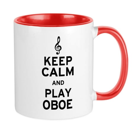 

CafePress - Keep Calm Oboe Mug - Ceramic Coffee Tea Novelty Mug Cup 11 oz