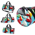 thumbnail image 3 of Bowling All-Purpose Sports Bag for Gym, Basketball, and Yoga, 17.7 Inches with Interior Zipper Pocket, Large Capacity, 3 of 6