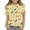 Yellow, variant on FamilyThread Toddler Girls Boys Fashionable Short Sleeve T-Shirt Plants Graphic Print Tunic Tops Crewneck Casual Summer Shirt For 3-13Y