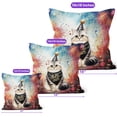 thumbnail image 4 of Hello 2025 American Shorthair Celebrates Happy New Year Firework Balloon Pillow Cushion Double Sided Cat Lover Kitten Owner Gifts Throw Pillow - 02024, 4 of 4