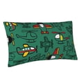 thumbnail image 2 of Bingfone Cartoon Air Transportation Printed Pillowcase 20x36 inches - Standard Pillow Cases with Envelope Closure,Gifts for Women Men, 2 of 9