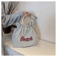 thumbnail image 2 of Bolso Mano para Mujer Con Cordón Nailon Letras Y Compras, 2 of 9