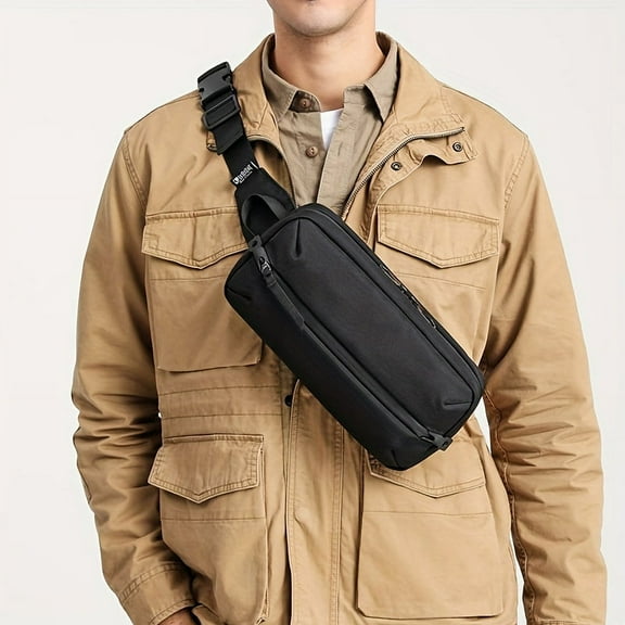 Men's Waterproof Crossbody Sling Bag - Perfect for Travel & Outdoor Adventures!