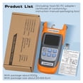 thumbnail image 7 of Optical Power Meter -50+~26dbm Optical Fiber Tester OPM 3-in-1 Optical Fiber Tester SC/FC/ST Interface ,Easy Use, 7 of 7