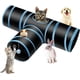 thumbnail image 3 of Túnel para gatos Juego para gatos, Túnel para conejos Túnel para mascotas Túnel arrugado de 3 vías Juguete de tubo plegable para gatos Conejos, perros, mascotas, con caña de pescar Juguete para gatos, 3 of 5