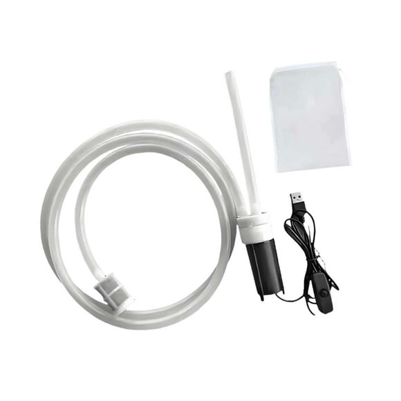 DOLITY Pompe Auto-Amorçante Électrique USB à Siphon Compacte pour Brassage à Domicile Kombucha Sac Tubulaire 150 cm