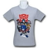 Transformers Deformers Grey 30 Single T-Shirt-Men's XLarge