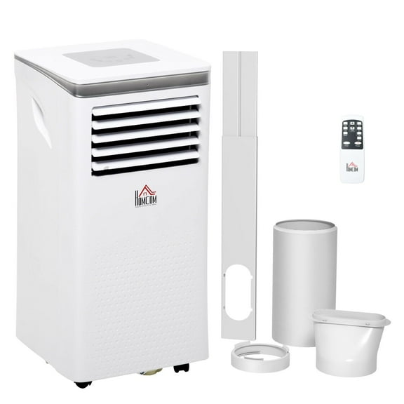 Portable Air Conditioner 7000BTU, Remote Control, 4-in-1 Modes, 24H Timer, Compact AC Unit for Room, Home, Office - White