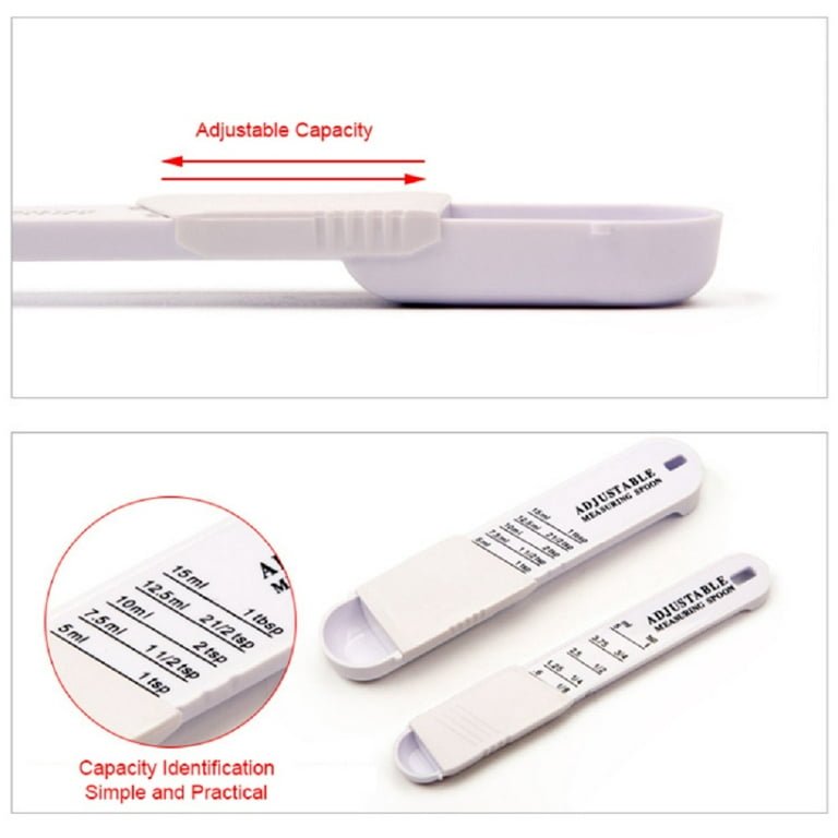 Pampered Chef Adjustable Measuring Spoons Tablespoon & Teaspoon Brand New  2258