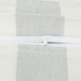 thumbnail image 3 of GRAY BOLD CHAMBRAY STRIPE RECYCLED COTTON PILLOW COVER 18x18 SET/2, 3 of 3