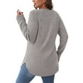 thumbnail image 2 of TEMOFON Sweaters for Women Fashion Long Sleeve Tops Pullover Crew Neck Casual Loose Sweaters, 2 of 5
