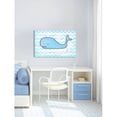 thumbnail image 3 of Marmont Hill "Baby Blue Whale" by Reesa Qualia Painting Print on Wrapped Canvas, 3 of 5