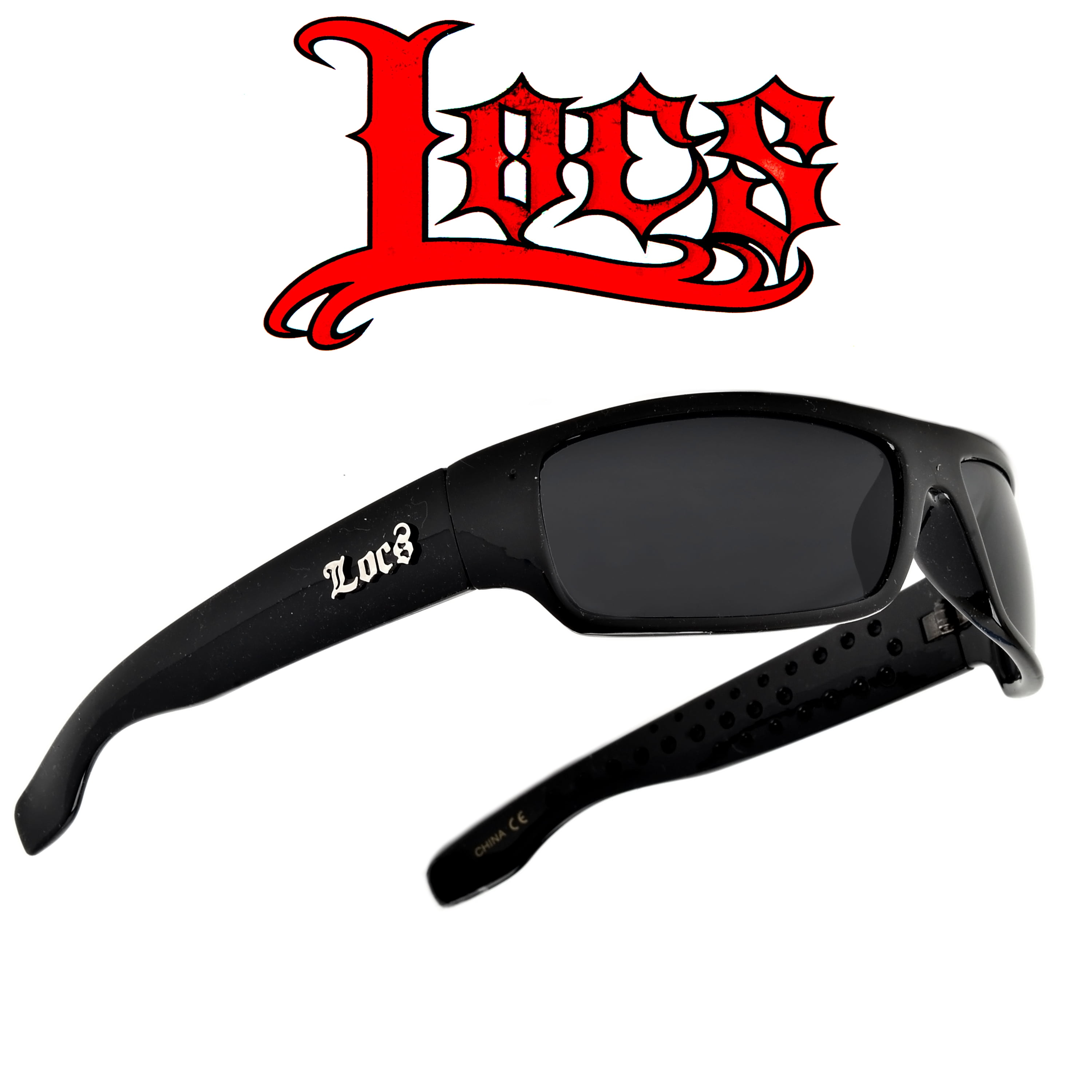 Locs 9003 Men's Sleek Glossy OG Gangster Sunglasses with Locs 9003 Men's Sleek Glossy OG Gangster Sunglasses with