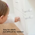 thumbnail image 1 of Child Safety Strap Locks for Fridge, Cabinets, Drawers, Dishwasher, Toilet, 3M Adhesive No Drilling, 1 of 7