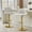 Gold,White, variant on CQSXDA Two Pieces Of Modern Adjustable Bar Chairs With Swivel Function And PU Leather Backrest, for Kitchen Counter and Dining Areas, White+Silver