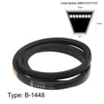 thumbnail image 2 of Uxcell B-1448 V-Belts Drive Belt 1448mm Inner Girth Rubber for Power Transmission 2 Pack, 2 of 6