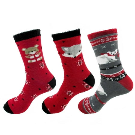 

BambooMN Christmas Double Layer Socks - Assortment B - 3prs