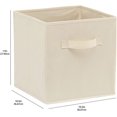 thumbnail image 5 of Ensemble de 2 cubes de Rangement Pliants, Beige, 5 of 5