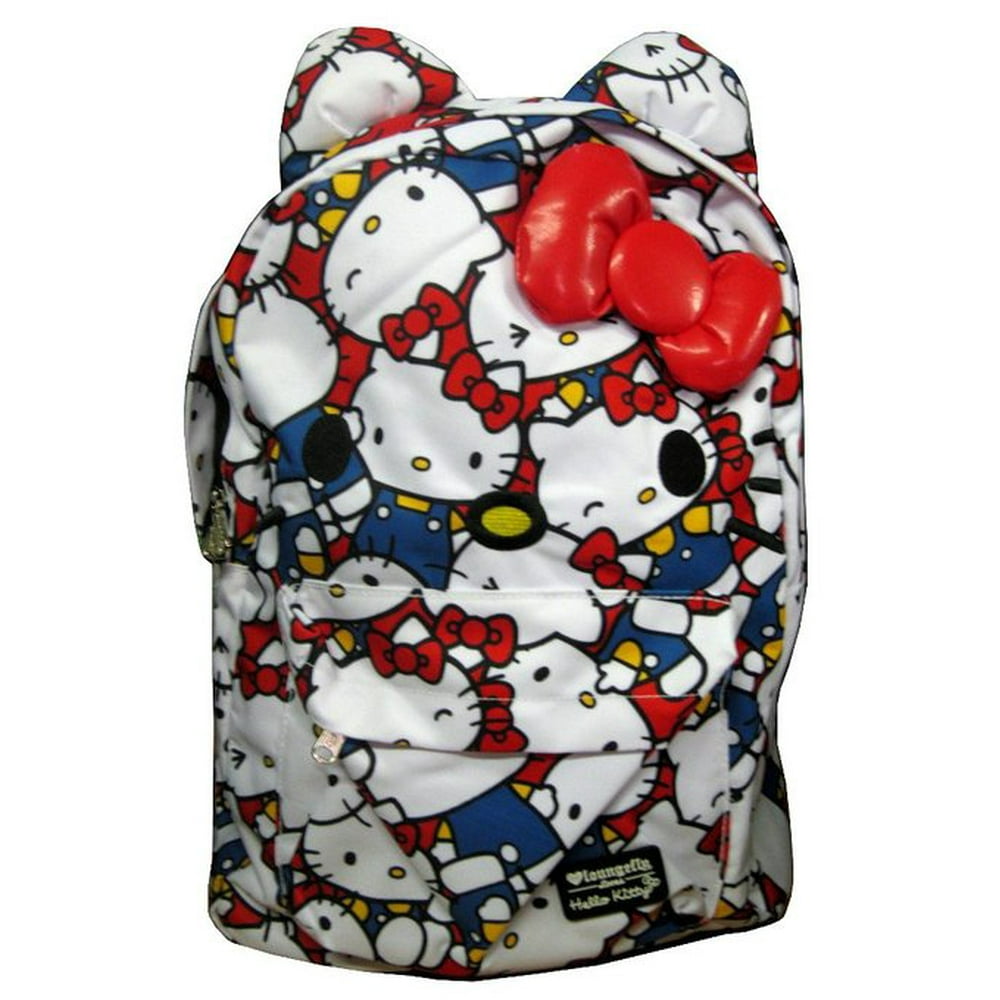 Hello Kitty Backpack Hello Kitty Large Face Aop Classic Sanrio 16