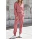 thumbnail image 5 of Conjunto Deportivo PRETTYGARDEN para Mujer 2 Piezas con Suéter y Pantalón Rosa Talla L, 5 of 7