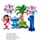thumbnail image 4 of Decoraciones para fiesta de cumpleaños número 6 de niños, juego de globos con puntadas, lindos globos, suministros para baby shower, regalos para niños, globos, 4 of 5