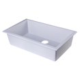 thumbnail image 2 of Pemberly Row White 30" Undermount Single Bowl Granite Composite Kitchen Sink, 2 of 9