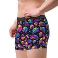 thumbnail image 2 of Kdxio Men's Boxer Briefs with Skull rainbow star mushroom Print - Comfortable and Breathable Underwear for Everyday Wear, 2 of 5