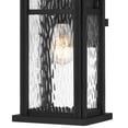 thumbnail image 6 of Moira 1-Light Earth Black Outdoor Wall Lantern, 6 of 6