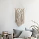 thumbnail image 5 of Wosthever Tapiz de pared de macramé elegante y ecológico blanco para decoración del hogar Tapiz colgante de pared de macramé Decoración del hogar, 5 of 6