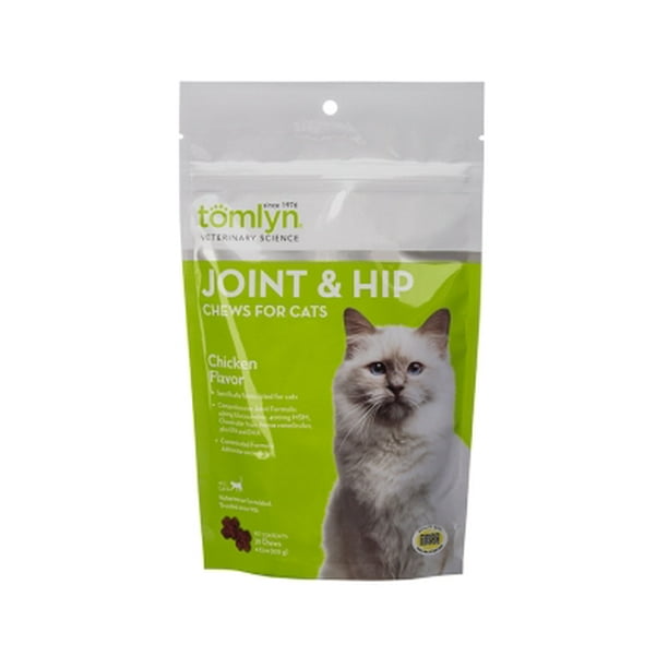 Tomlyn Joint & Hip Chews with MSM and Glucosamine for Cats, 30 Chews
