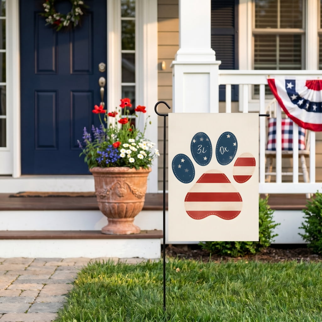 American Flag Garden Flag OX USA 250th Anniversary Decorations 28x40 inches Full Size Flag