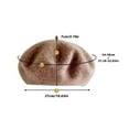 EnJoCho Summer Turbans for Women Wool Beret Hat French Beret Cap Winter ...