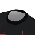 thumbnail image 7 of Miles Morales Unisex Cut & Sew Black Tee (AOP), 7 of 7