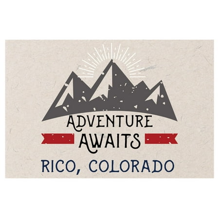 

Rico Colorado Souvenir 2x3 Inch Fridge Magnet Adventure Awaits Design