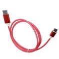 thumbnail image 1 of Câble de Charge USB vers TypeC Lumière LED s'Écoute Rapide Câble de Charge USB C Rouge, 1 of 7