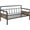 Black, variant on ChaoLink Twin Bed Frame Daybed Frame with Headboard - Sturdy Metal & MDF Sofa Bed for Living Room, Bedroom or Guest Room, Easy Assembly, Brown