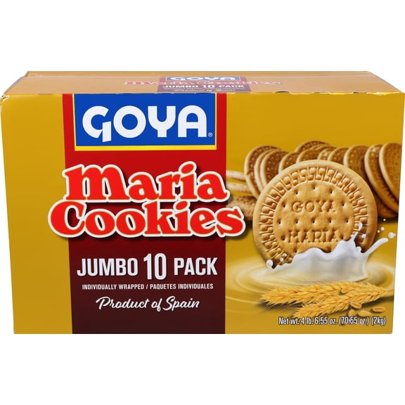 Goya Maria Flavored Cookies Jumbo, 10 Pack, 70.55 oz