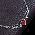 thumbnail image 5 of HHBEAUTY Angel Wings Heart Pendants Necklace for Women Dainty Zircon Chain, Necklace Jewelry for Her Friend Wife Mom Anniversary Wedding Birthday Valentines Mother's Day Gifts, 5 of 9