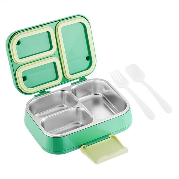 Lonchera Bento A Prueba de Fugas para Niños y Adultos: Recipiente para Sándwiches y Ensaladas con Múltiples Compartimentos, Almacenamiento de Alimentos Sellado