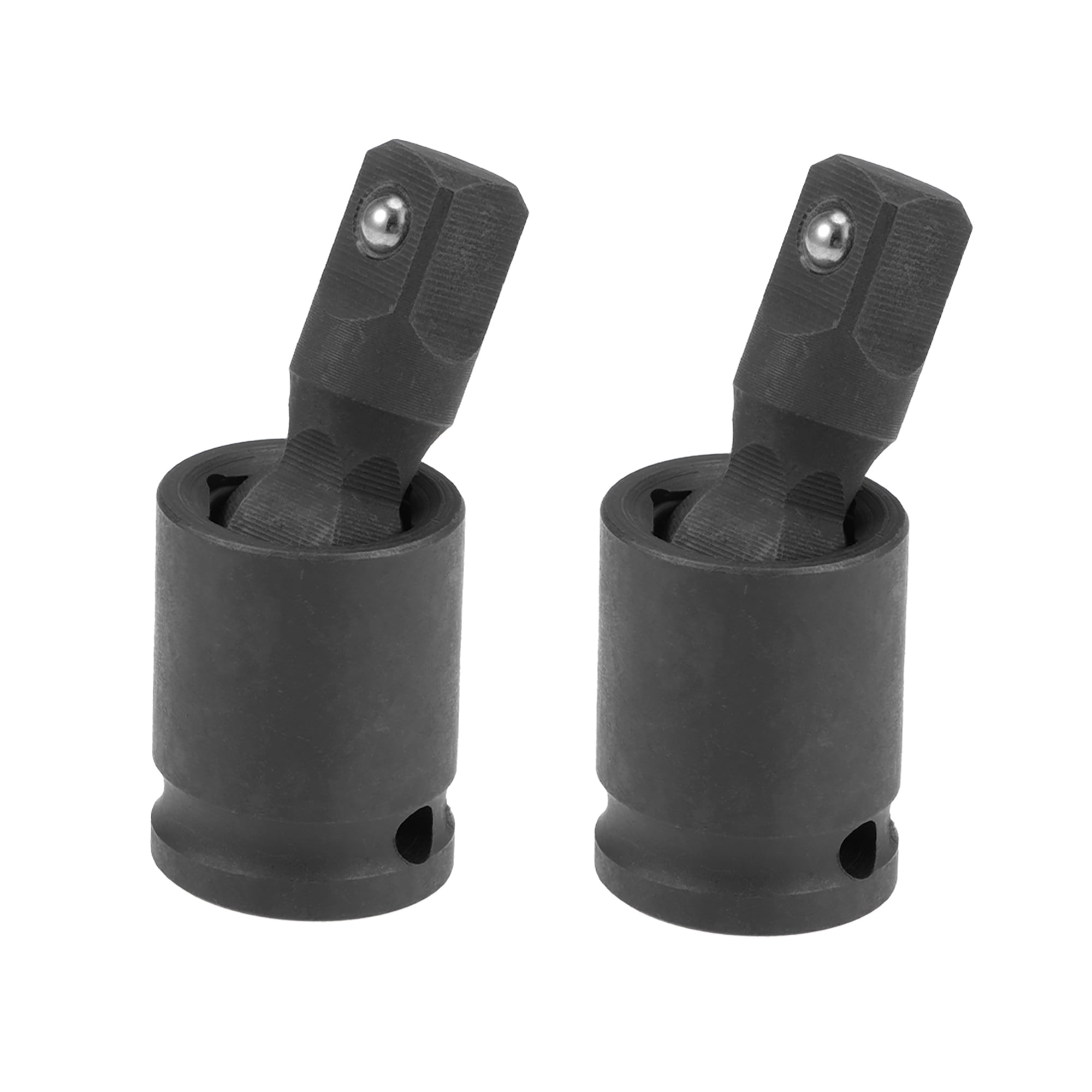 Unique Bargains 2 Pcs 3/8 Inch Drive Universal Joint Swivel Deep Impact