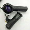 Speedometer/Lcd Display 24v36v48v60v+Lock/Key+Rolling Grips Throttle
