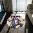 thumbnail image 1 of Joyous Opossum Tapis Rond Design Anime, 1 of 5