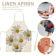 thumbnail image 4 of Delantal de cocina de lino con patrón de plantas para adultos, niños, accesorios de herramientas de cocina para el hogar Tmvgtek Para estrenar, 4 of 8