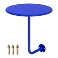 thumbnail image 4 of yotijay Pub Dining Table Small Side Table Round Table for Bedside Home Office Dark Blue, 4 of 9