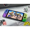 thumbnail image 4 of 2022 Nintendo Switch OLED Splatoon 3 Limited Edition with Splatoon 3 Game, Blue & Yellow Gradient Joy-Con 64GB Console, LAN-Port Graffiti-themed Dock, Mytrix Perry Wireless Pro Controller & Accessory, 4 of 9