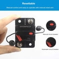 thumbnail image 3 of Disyuntor con reinicio manual 12V-36V DC Montaje en superficie impermeable para audio de automóvil Rv Marine Boat Truck Trolling Motors, 30-300A Fusible reiniciable para altavoz de automóvil Zhivalor Baterias para Auto y Moto, 3 of 7