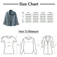 thumbnail image 2 of Vintage With Pocket Jacket Denim Jean Short Button Women Coat Distressed Down Women's Coat Long Sleeve Jean Jacket Summer Jackets for Women Short Jean Jacket Women Jean Jacket Women Women's Denim, 2 of 7