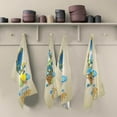 thumbnail image 2 of Easter Basket Flower Egg Kitchen Tea Towels Set of 1 Absorbent Hand Dish Towels, Chick Floral Dishcloths Lint-Free 18x28 Inch Fast Drying for Cooking Baking Home Clean, 2 of 7