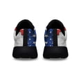 thumbnail image 4 of Horse Flower American flag Shoes Sneakers Black Size 9.5, 4 of 7
